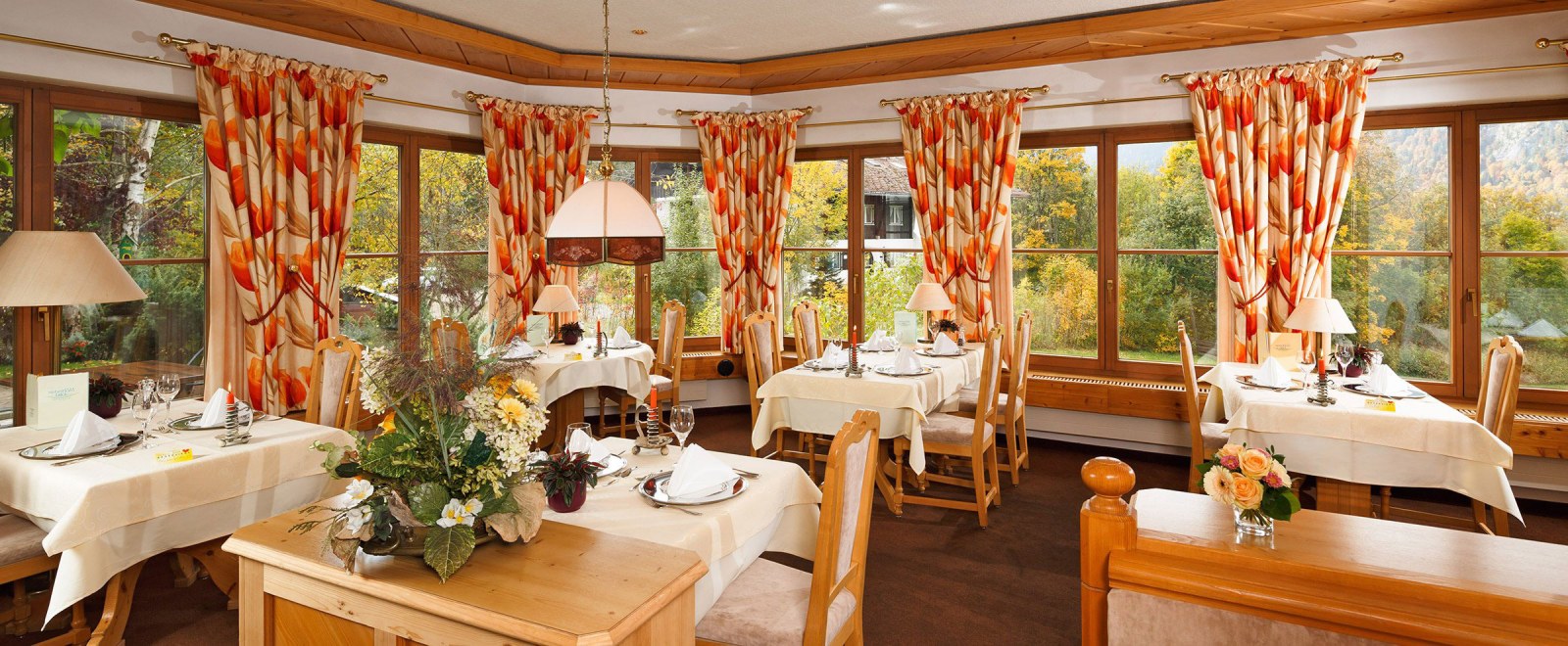 Hotel-Restaurant mit gemütlichem Ambiente