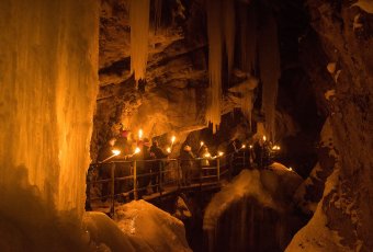 Fackelwanderung in der Breitachklamm